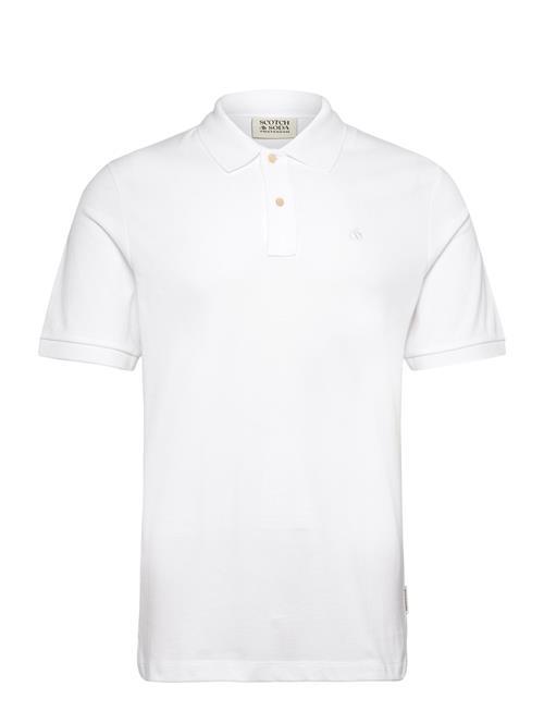 Core Logo Pique Polo Scotch & Soda White