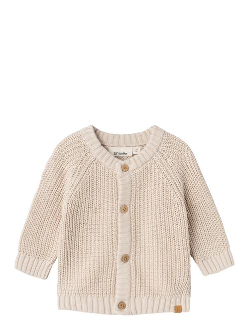 Lil'Atelier Nbnemlen Ls Knit Card Lil Noos Lil'Atelier Cream