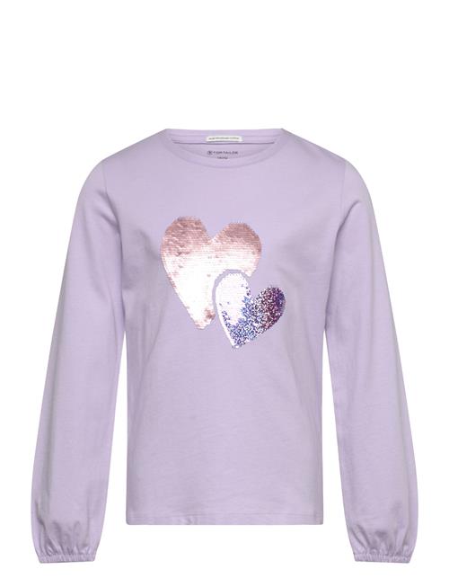 Reversible Sequins Longsleeve Tom Tailor Purple