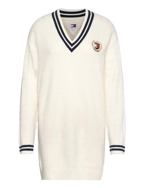 Tommy Jeans Tjw Crest Sweater Dress Tommy Jeans White