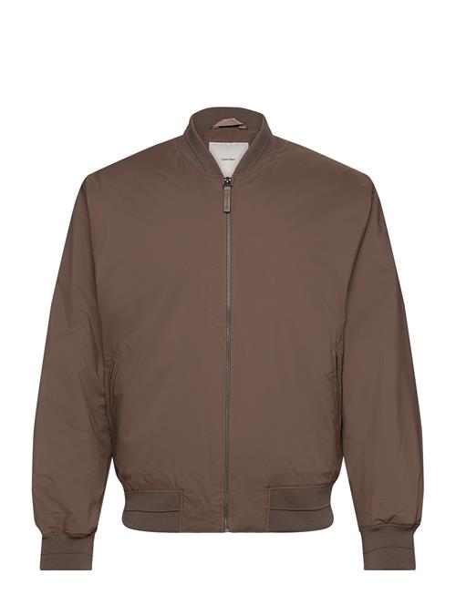 Calvin Klein Ls Sport Hero Bomber Calvin Klein Brown