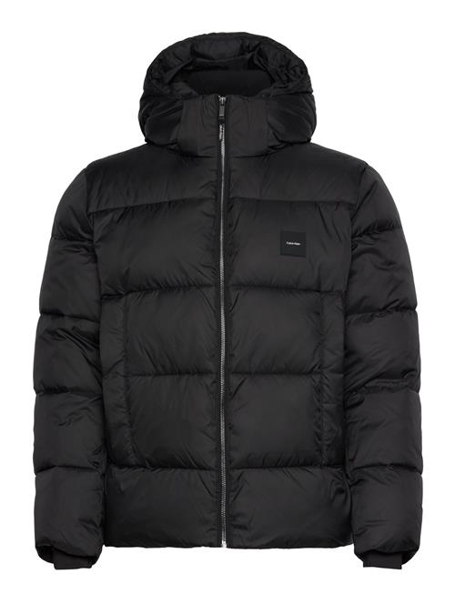 Calvin Klein Hooded Quilt Puffer Mw Calvin Klein Black