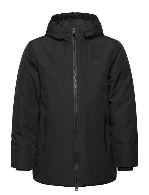 Calvin Klein Nylon Technical Hooded Jacket Calvin Klein Black