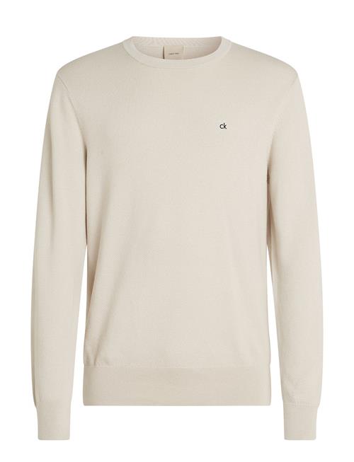 Calvin Klein Micro Pique Structure Sweater Calvin Klein Beige