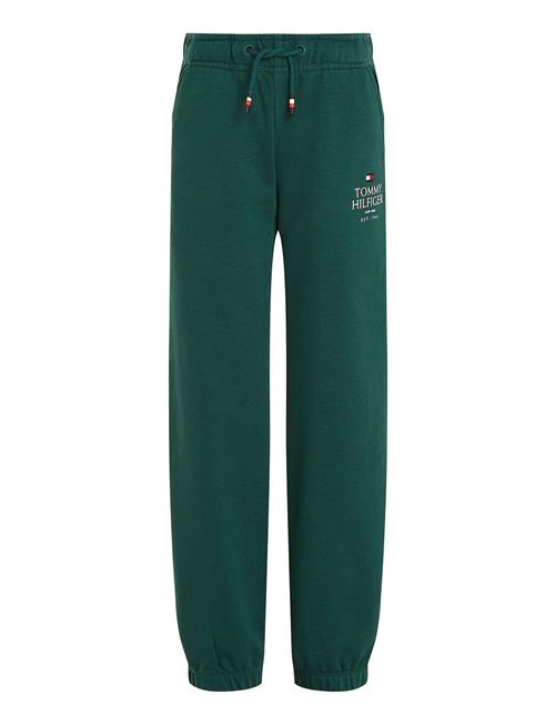 Th Logo Puff Print Sweatpants Tommy Hilfiger Green