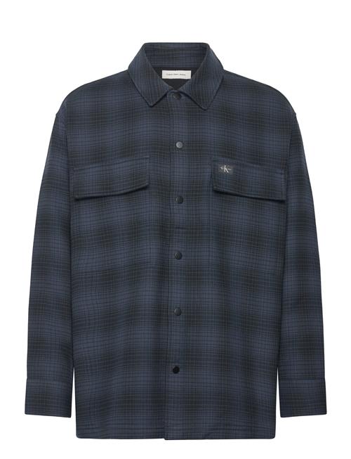 Check Overshirt Calvin Klein Jeans Navy