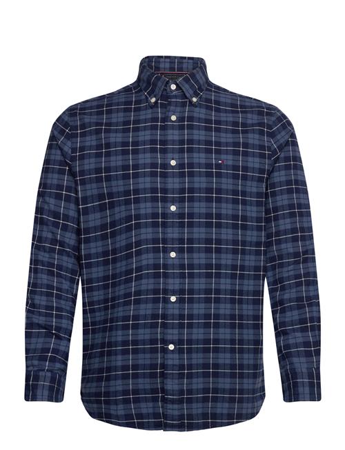 Brushed Easy Check Rf Shirt Tommy Hilfiger Navy