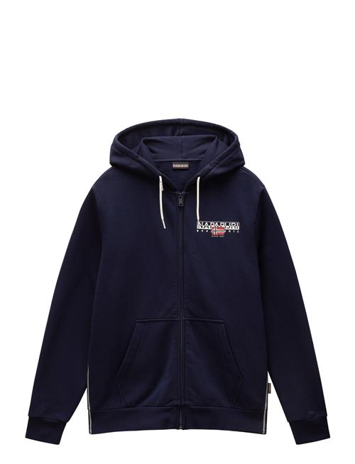 Se Napapijri Aylmer Winter Full-Zip Hoodie Napapijri Navy ved Booztlet