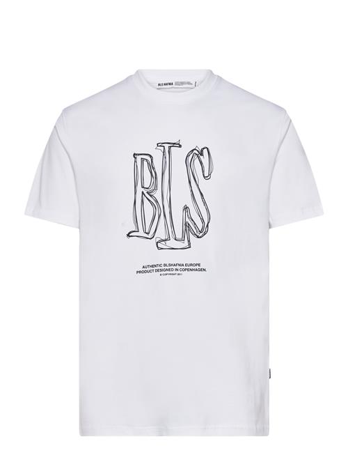 Se BLS Hafnia Handwritten Capital T-Shirt BLS Hafnia White ved Booztlet