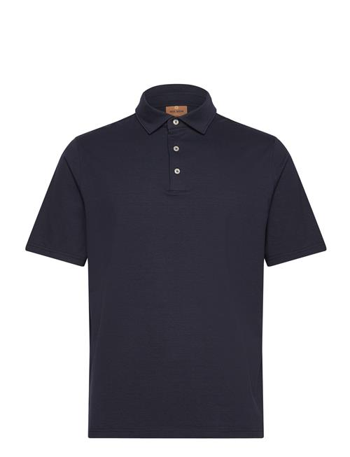 Mos Mosh Gallery Mmgborg Polo S/S Tee Mos Mosh Gallery Navy