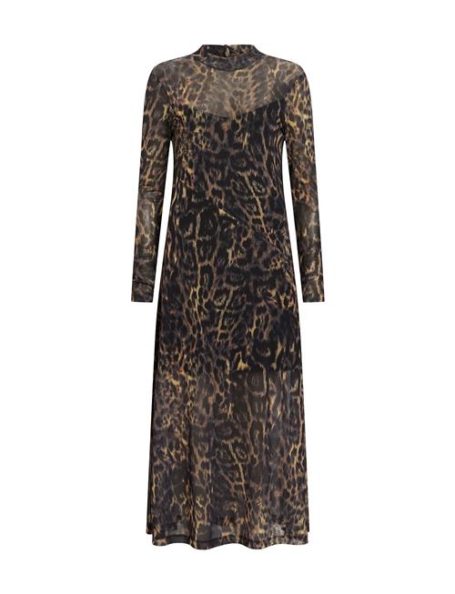 Hanna Mesh Dress AllSaints Brown