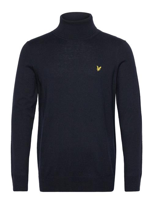 Se Lyle & Scott Cotton Merino Turtleneck Jumper Lyle & Scott Navy ved Booztlet