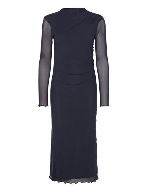 Mads Nørgaard Stretch Mesh Fia Dress Mads Nørgaard Navy