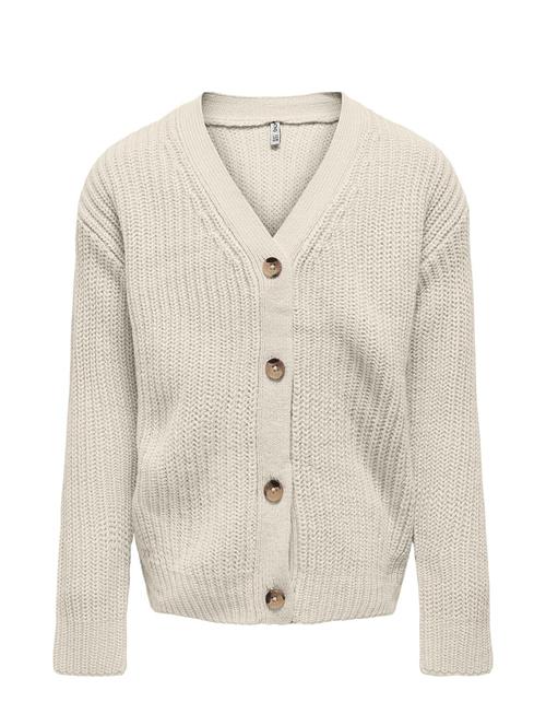 Kogcelia L/S Boxy Cardigan Knt Kids Only Beige