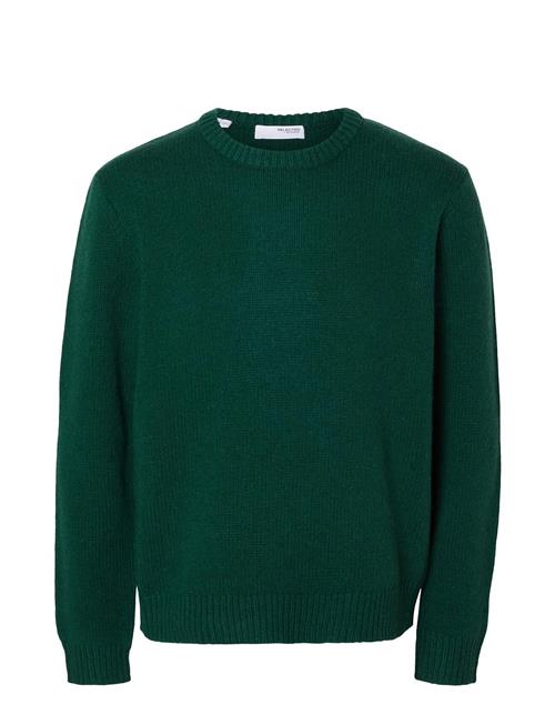 Se Selected Homme Slhcody Ls Knit Relaxed Crew Neck Noos Selected Homme Green ved Booztlet