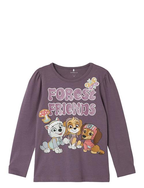 name it Nmfsusanne Pawpatrol Ls Top Box Cplg Name It Purple