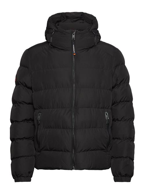 Superdry Hooded Sports Puffer Jacket Superdry Black