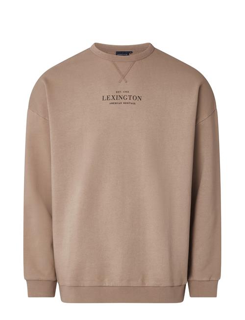 Se Lexington Clothing Rodney Graphic Sweatshirt Lexington Clothing Brown ved Booztlet