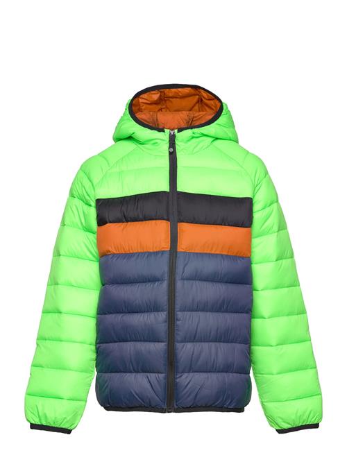 Color Kids Jacket W. Hood - Quilted Color Kids Green