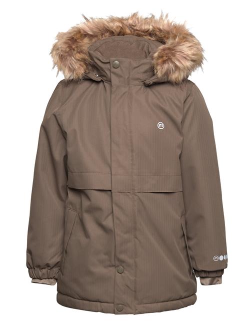 Se Snow Jacket Minymo Brown ved Booztlet