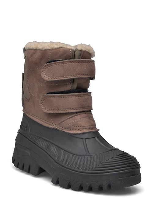 Se En Fant Boots Lightweight Velcro En Fant Brown ved Booztlet