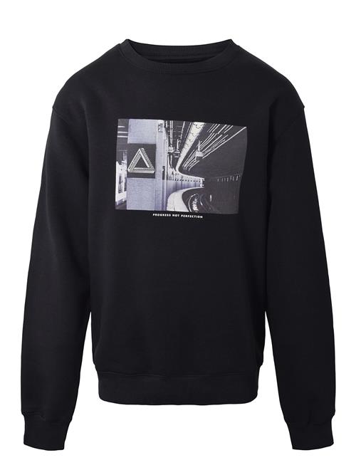 Hound Crew Neck W/Print Hound Black