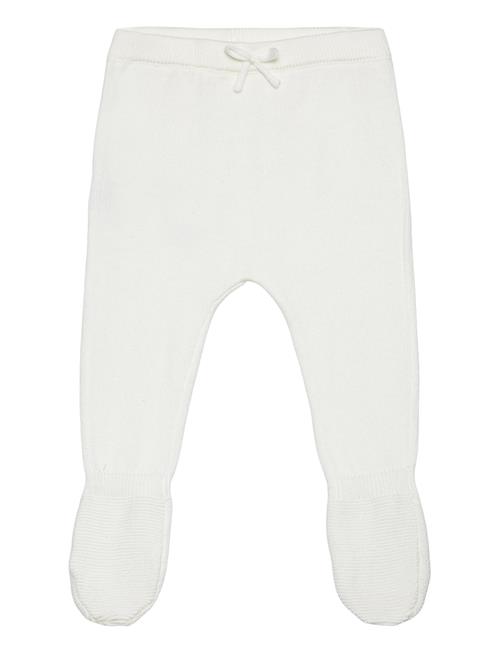 Mango Cotton Footed Trousers Mango White