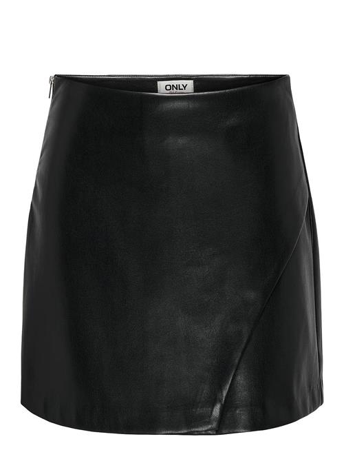 ONLY Onlzeta Hw Faux Lea Skirt Cc Pnt ONLY Black