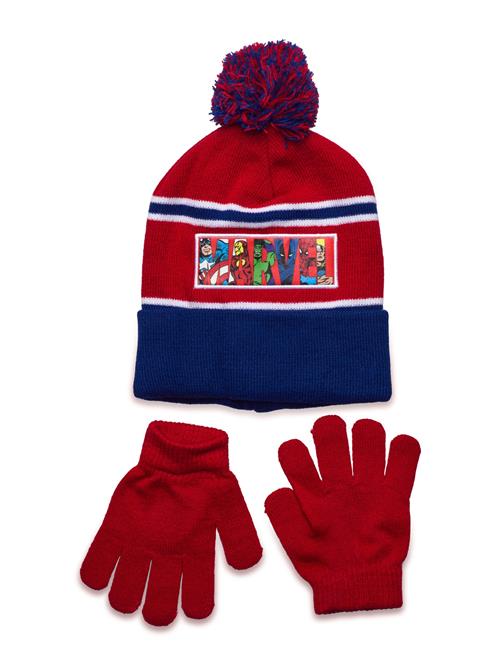 Marvel Bonnet + Gloves Marvel Red