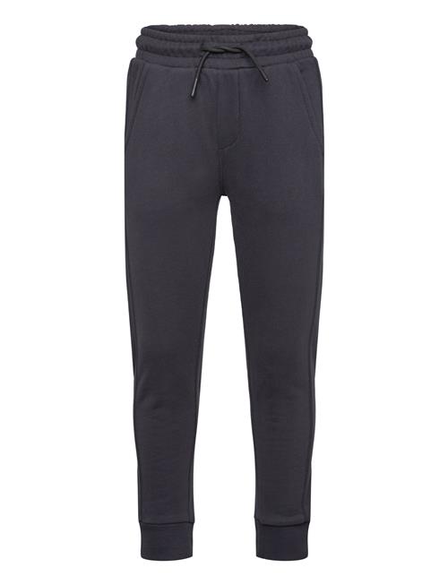 Cotton Jogger Trousers With Pockets Mango Navy