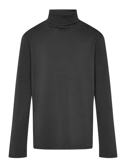 Se Mango Turtleneck Long-Sleeved T-Shirt Mango Black ved Booztlet