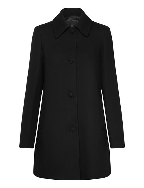 Mango Straight-Fit Coat With Buttons Mango Black