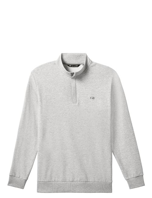 Cloud Quarter Zip 2. TravisMathew Grey