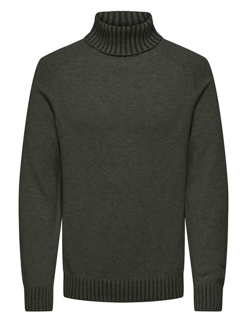 ONLY & SONS Onseddy Reg 7 Wool Roll Knit ONLY & SONS Khaki