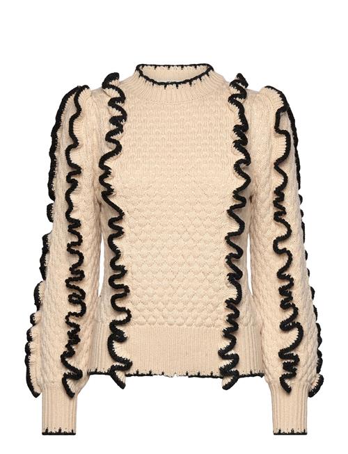 Object Objyaa L/S Knit Pullover Rep Object Cream