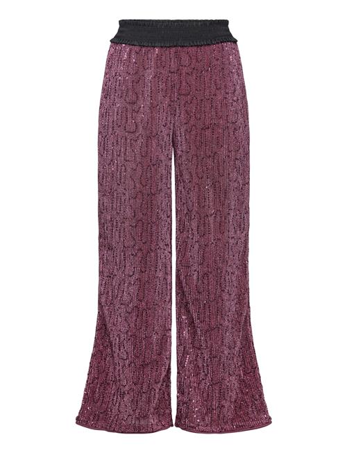 name it Nkfrunic Sequin Wide Pant Name It Burgundy