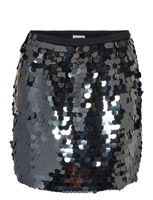 NOISY MAY Nmmille Hw Short Big Sequin Skirt Wvn NOISY MAY Silver