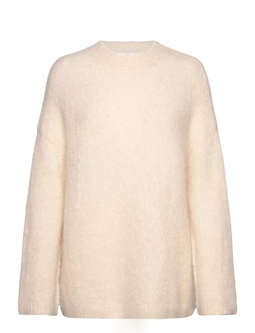 Slfgabella Ls Knit O-Neck Camp Selected Cream