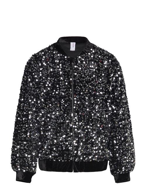 Vero Moda Girl Vmbella Sequin Bomber Jrs Girl Vero Moda Girl Black