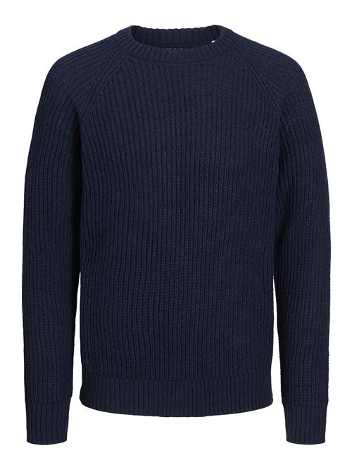 Se Jack & Jones Jjj S Knit Crew Neck Jnr Jack & J S Navy ved Booztlet