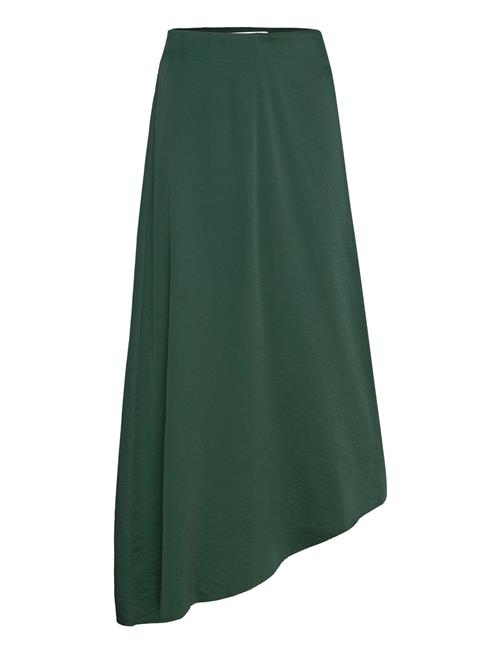 Selected Femme Slfjean Mw Asymetric Ankle Skirt B Selected Femme Green