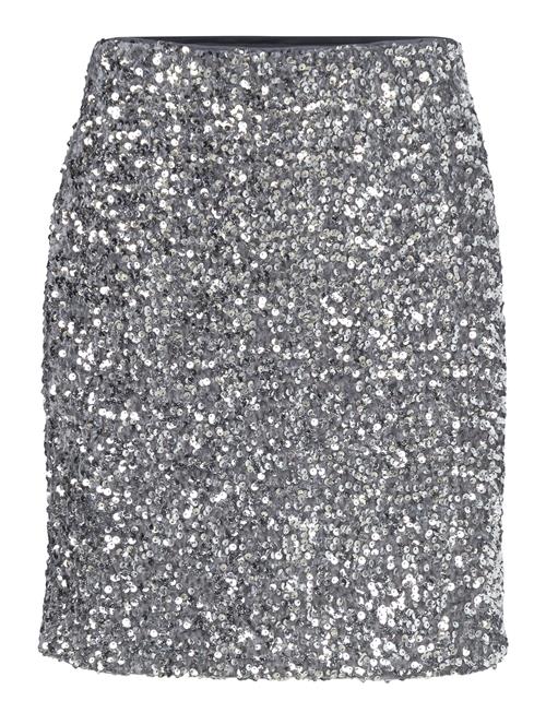 Object Objkinne Hw Mini Skirt 136 Div Object Silver