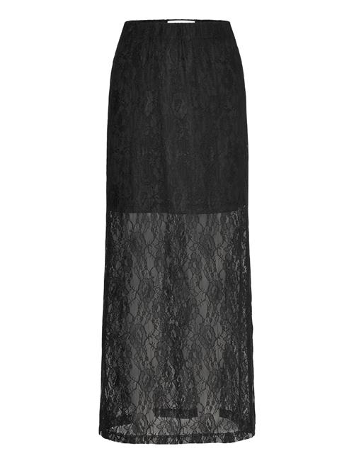 Selected Femme Slfmista Hw Ankle Lace Skirt Selected Femme Black