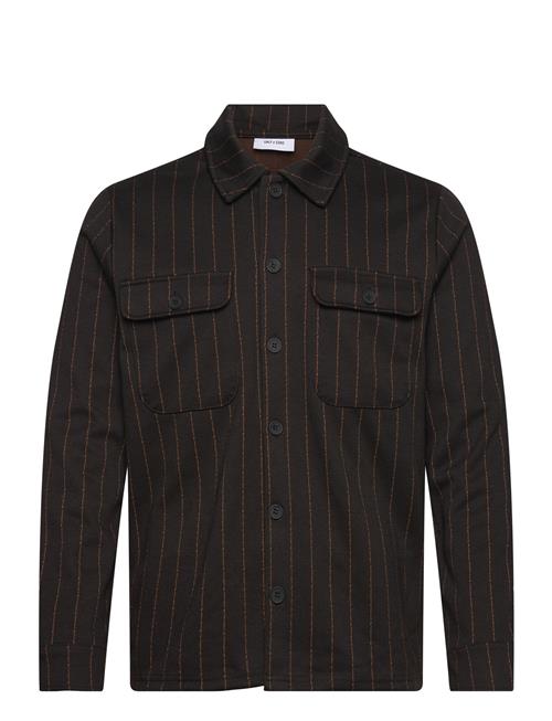 ONLY & SONS Onskodyl Pinstripe Overshirt ONLY & SONS Black