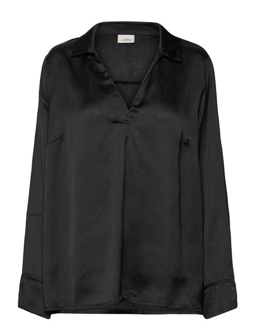 Carluar L/S V-Neck Shirt Wvn ONLY Carmakoma Black