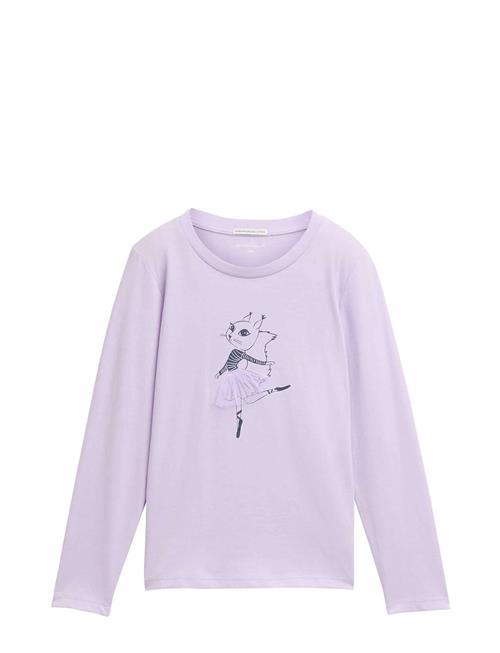 Tom Tailor Tulle Artwork Longsleeve Tom Tailor Purple