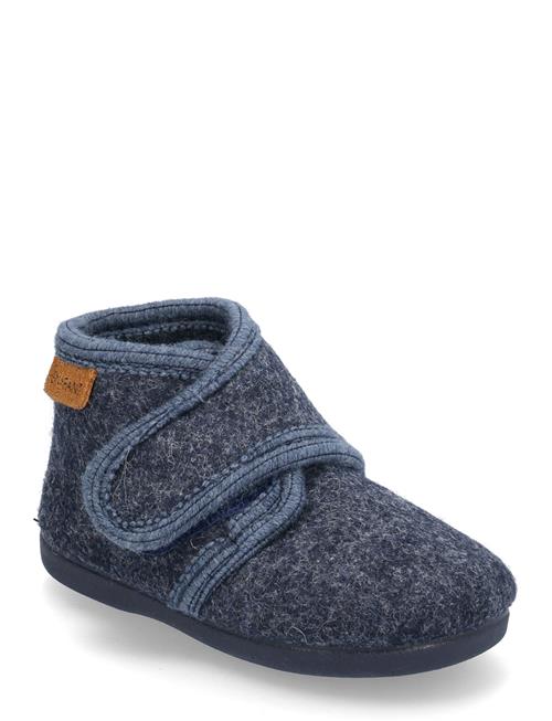 En Fant Slippers Wool Velcro En Fant Blue