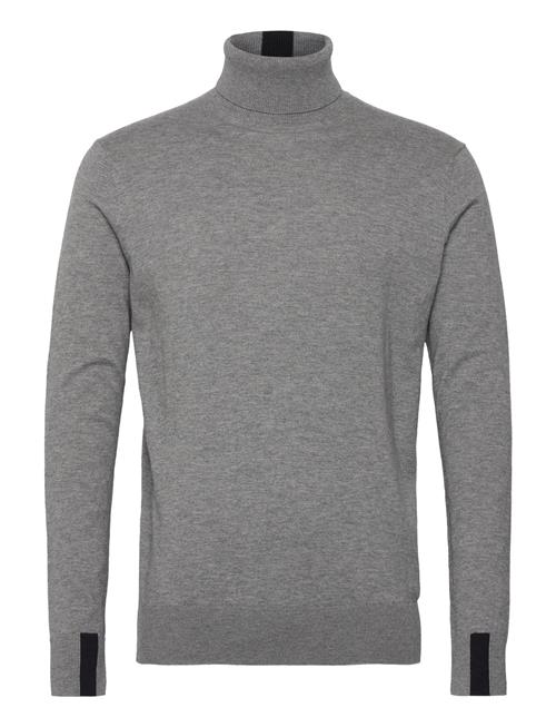 Se Mos Mosh Gallery Mmgadam Supima Rollneck Knit Mos Mosh Gallery Grey ved Booztlet