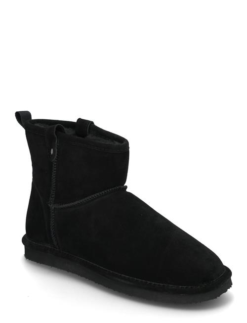 Se Bianco Biasnowman Short Boot Suede Bianco Black ved Booztlet