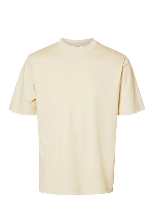 Selected Homme Slhrelax-Dani Ss Interlock Tee Ex Selected Homme Cream